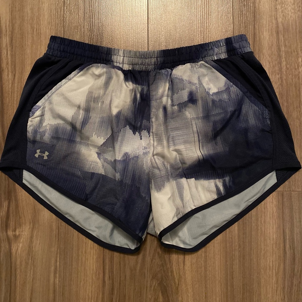Under Armour Blue and White Shorts